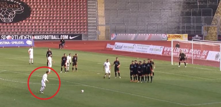 Mitrovicasi Alban Meha shënon super gol nga goditja e dënimit