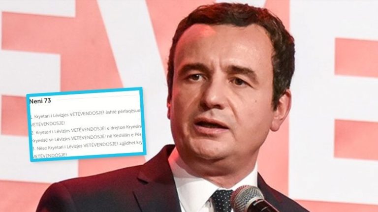 Pasi të bëhet kryeministër, Kurti jep dorëheqje: Njëri nga këta dy emra pritet të bëhet kryetar i VV’së