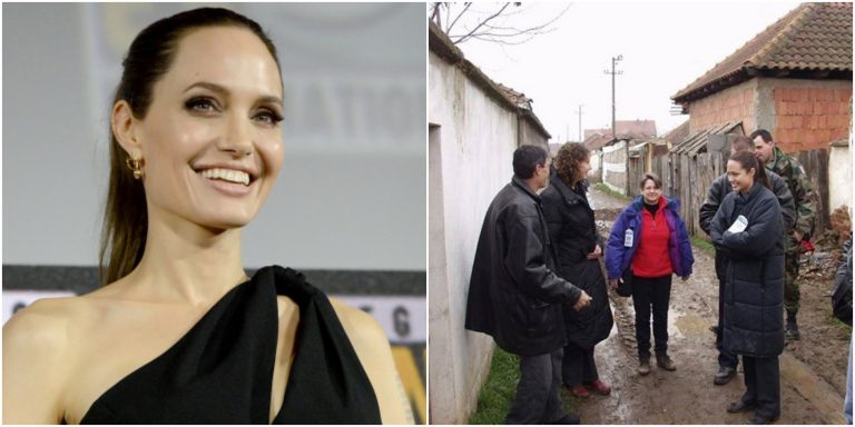 Angelina Jolie në Mitrovicë