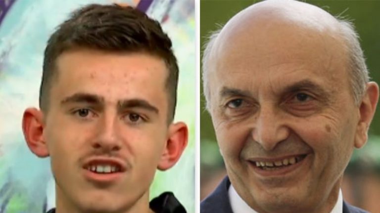 I riu nga Podujeva që imiton në mënyrë fantastike, Isa Mustafën