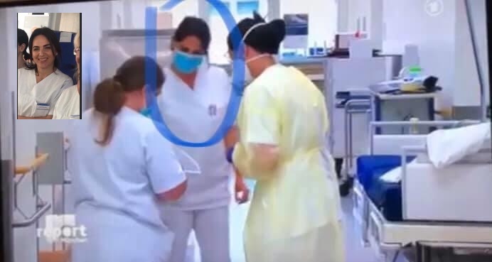 Gjermanët i duartrokasin punës së infermieres nga Mitrovica, ajo është motra e analistit Armend Muja