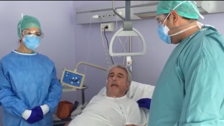 Pacienti italian me lot në sy i falënderon mjekët shqiptarë që shkuan për ndihmë në Itali