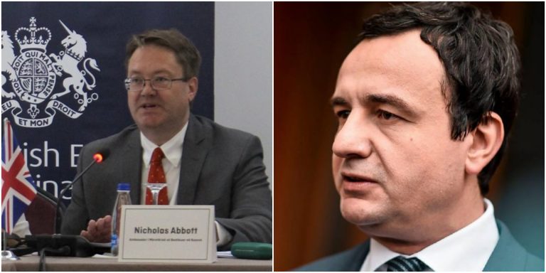 Ambasada britanike i del në krah Kurtit: Jo manovrime politike, përshëndesim heqjen e taksës