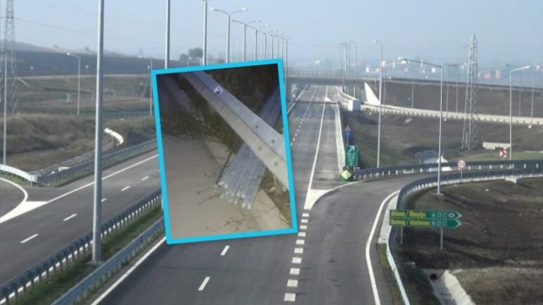 Nuk i ndal as koronavirusi: Disa persona vjedhin rrethojat e autostradës ‘Ibrahim Rugova’
