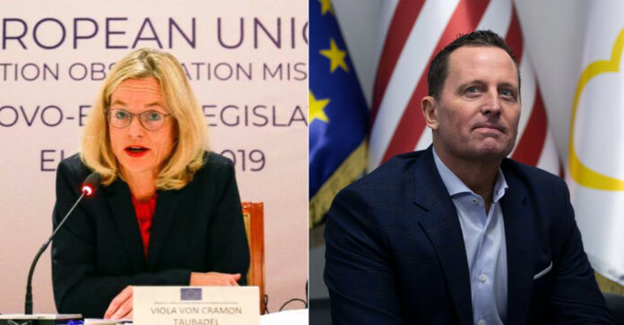 Grenell i reagon europarlamentares Von Cramon: Në vend që të kritikoni Trumpin, pse nuk ua jepni vizat kosovarëve