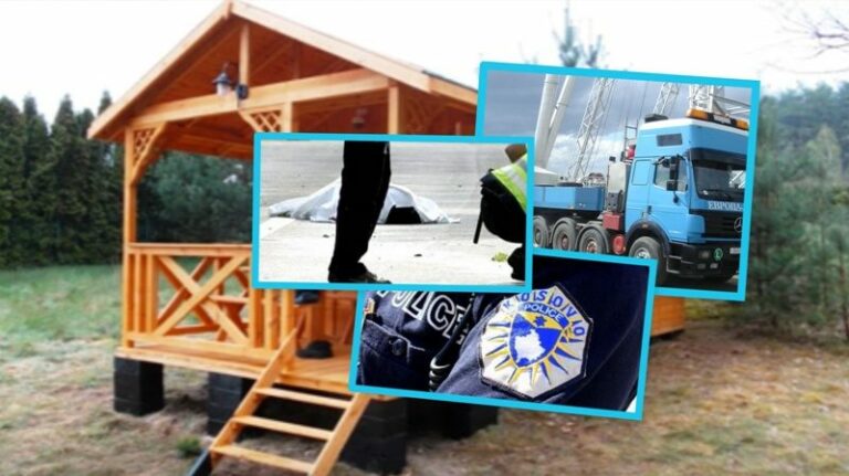 E zuri muri i një shtëpize: Vdes një person në Milloshevë i cili po transportonte shtëpiza të drurit për në Europë