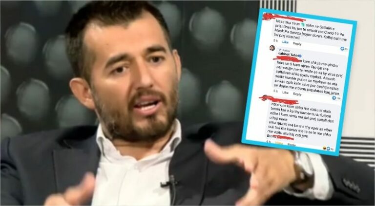 ‘S’ka virus’: Labi kapet keq me komentuesit, kur i kërkojnë që të shkojë në Infektivë pa maskë e doreza