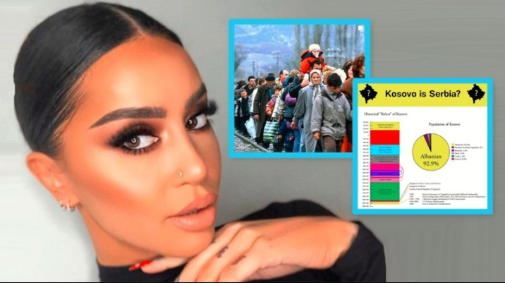 Dafina Zeqiri ironizon përsëri me serbët që thonë ‘Kosova është Serbi’