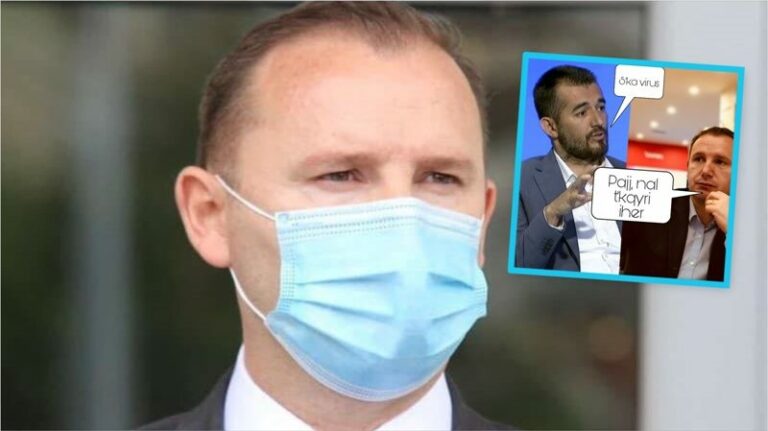 ”Nga sytë vëreheni që jeni me koronavirus”: Fillojnë talljet me ministrin Zemaj në rrjetet sociale
