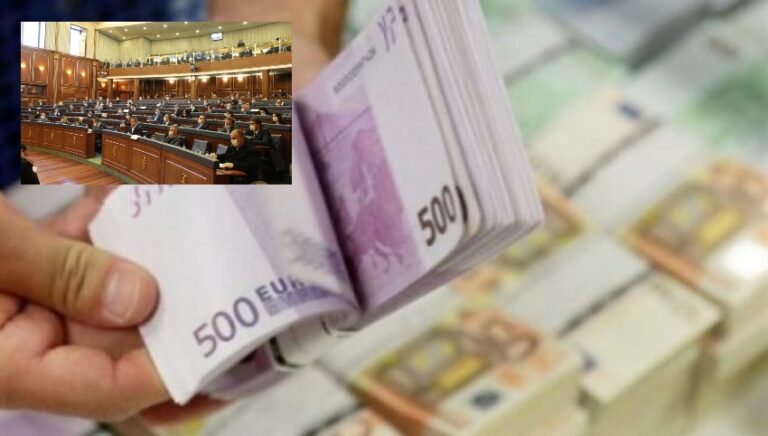 Mbi 1 milion euro rroga për deputetët e Kuvendit prej fillimit të vitit