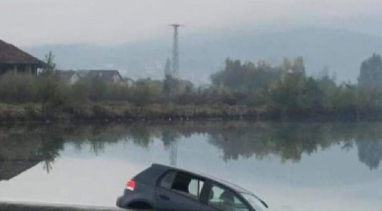 Vetura bie në Liqenin Akumulues në Mitrovicë