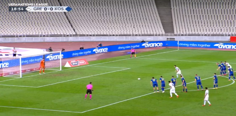 Super Aro Muric, portieri i Kosovës pret penalltinë e kapitenit grek