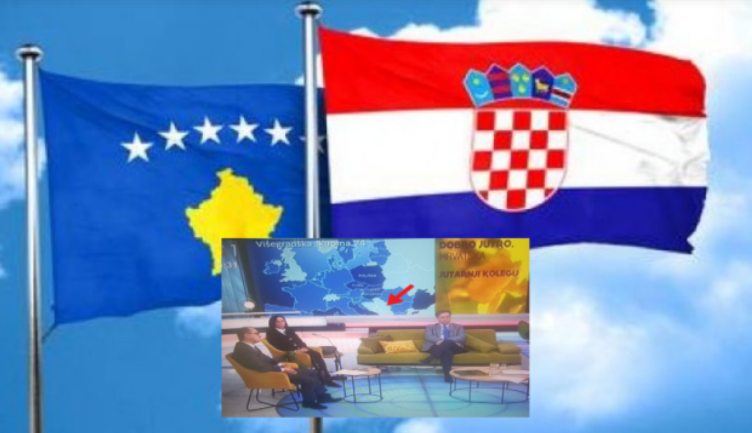 Televizioni publik i Kroacisë e paraqet në hartë Kosovën pjesë të Serbisë