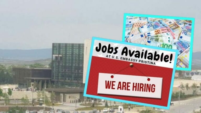 Ambasada Amerikane në Kosovë kërkon punëtorë në këtë pozitë: Paga gati 30 mijë euro në vit