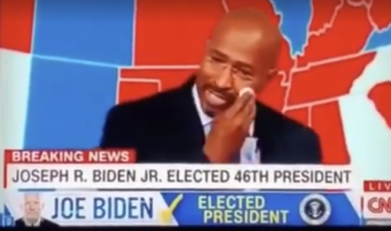 Prezantuesi i CNN në lot pasi Joe Biden zgjedhet president i ShBA’së