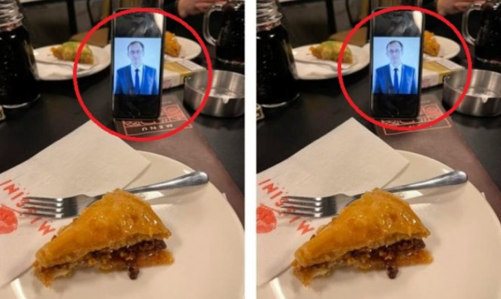 Dalin paratë e Trustit, qytetari ha bakllava me foton e Hotit