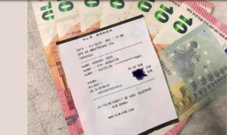 Polici në Mitrovicë gjen para afër bankomatit, pret qytetarin të lajmërohet