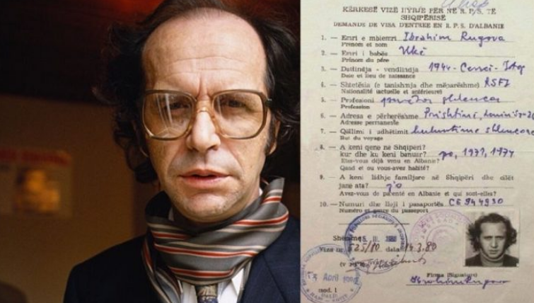 Një dokument i rrallë tregon raportet Kosovë-Shqipëri në vitin 1980: Ibrahim Rugovës iu desh leje e veçantë
