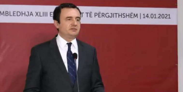 Kurti pas kandidimit për kryeministër: Marrëdhëniet me SHBA-të do të forcohen