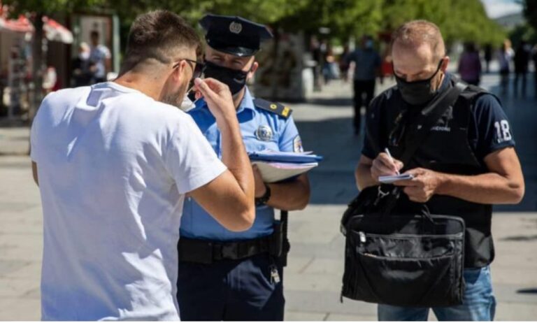 532 qytetarë dënohen për mosrespektim të ligjit anti-COVID në 24 orët e fundit