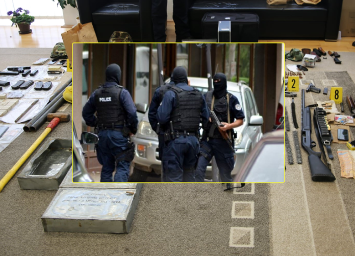 230 zyrtarë policorë u angazhuan në operacionin “Stuhia”, arrestohen 7 persona dhe arsenal i armëve