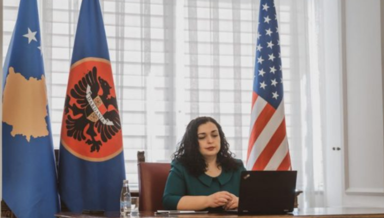 Vjosa Osmani kur pyetet nga BBC për bashkimin kombëtar: Kosova është këtu për të qëndruar