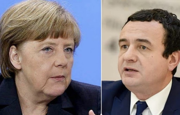 Merkel i shkruan Kurtit: Dialogu me Serbinë kërkon vëmendjen tuaj