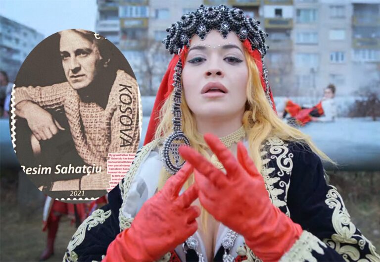 Rita Ora sjell pamje të pullës postare teksa shprehet krenare për kontributin e gjyshit të saj