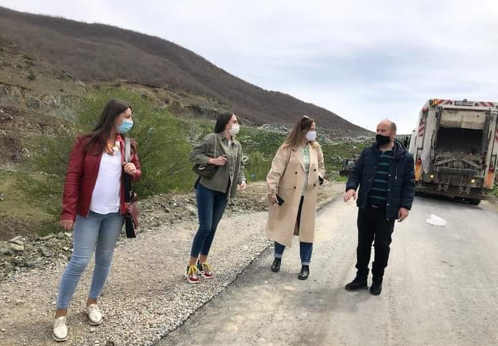 Drejtoresha e re për Mbrojtjen e Mjedisit, Aida Doli bën vizitën e parë në teren: Viziton deponitë e mbeturinave në Mitrovicë