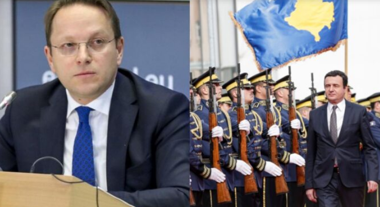 BE përmes komisionarit për zgjerim i kërkon Kurtit që ta rinisë shpejtë dialogun me Serbinë