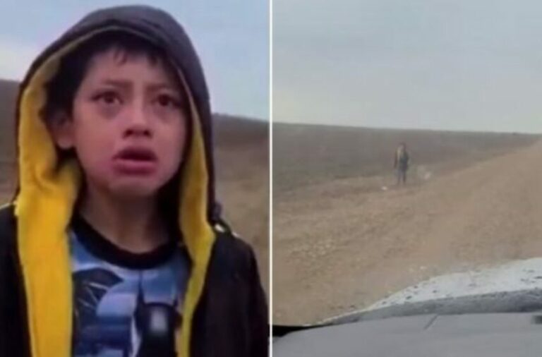 Video nga momenti kur fëmija i braktisur i kërkon ndihmë policisë bëhet virale