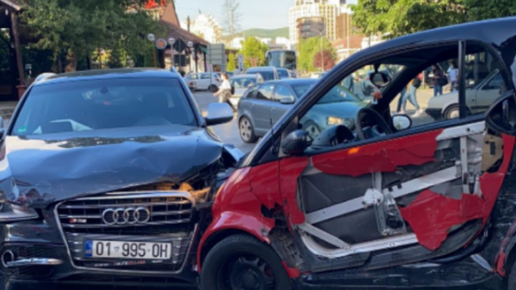 Aksident i rëndë dhe me të lënduar në kryeqytet