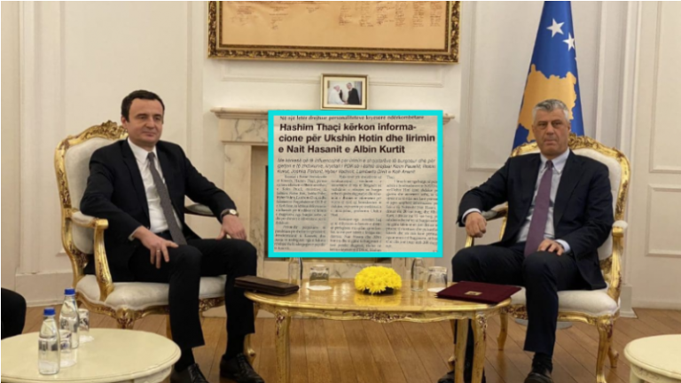 Thaçi iu kishte shkruar figurave kryesore të politikës botërore letër më 2001: Kërkonte lirimin e Albin Kurtit nga burgu