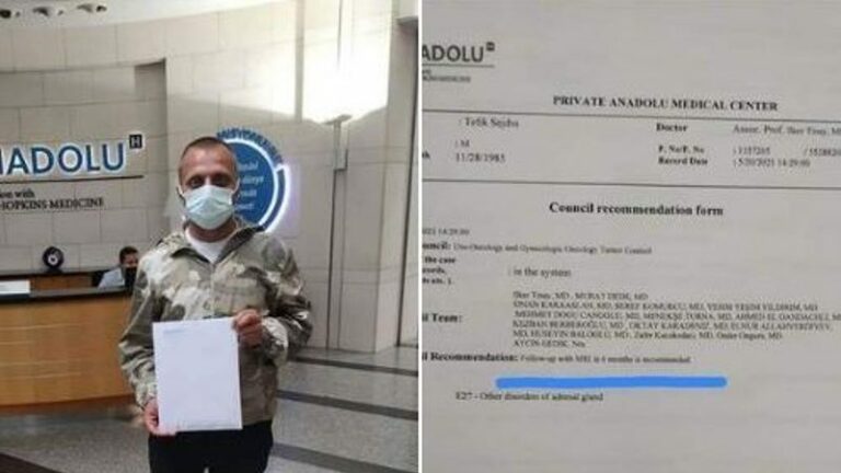 Lajm i mirë: Mitrovicasi i cili kërkoi para për shërim, mjekët në Turqi i thonë që s’ka kancer