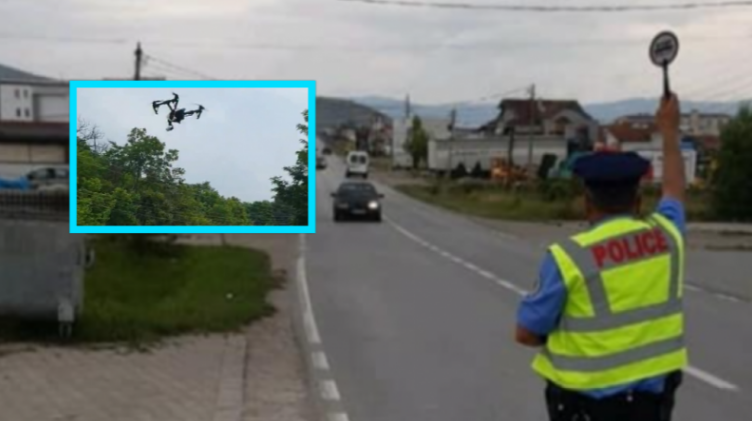 Shofer keni kujdes, Policia e Kosovës po ju vëzhgon përmes dronëve