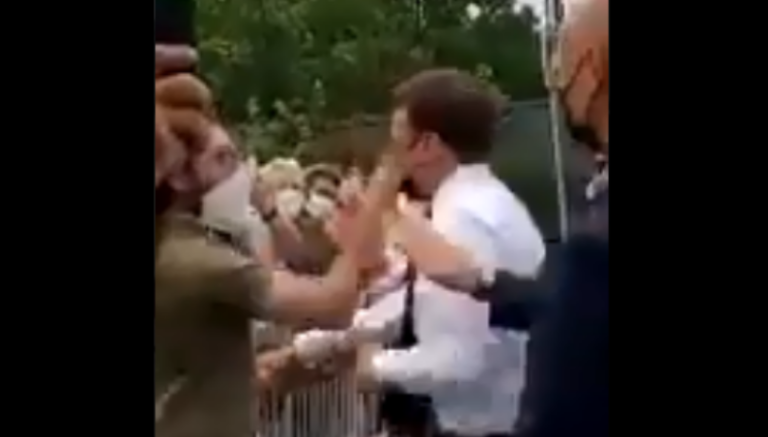 Vjen reagimi i Macron pas goditjes me shuplakë nga qytetari