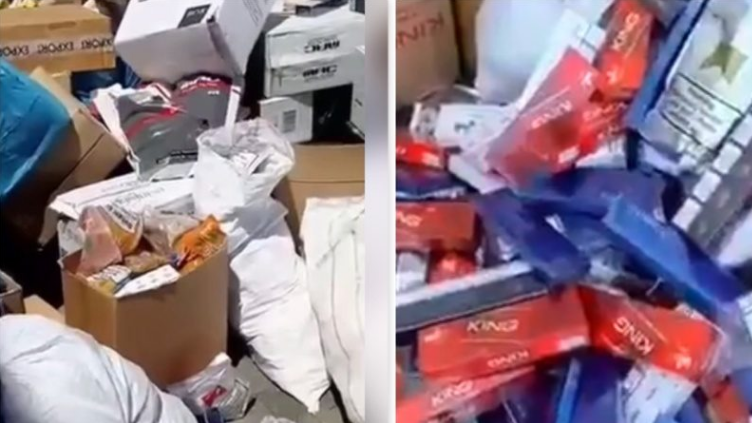 Aksioni i Doganës: Kështu u kapën mbi 2 mijë kg cigare të kontrabanduara në Mitrovicë