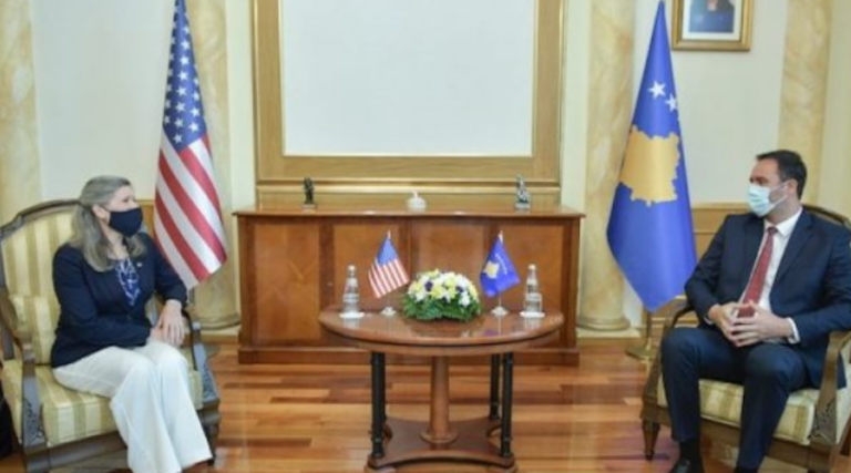 Konjufca në takim me senatoren amerikane: Roli i SHBA-së është i domosdoshëm për të ardhmen e Kosovës