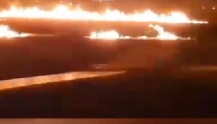 Zjarr i madh në Vushtrri