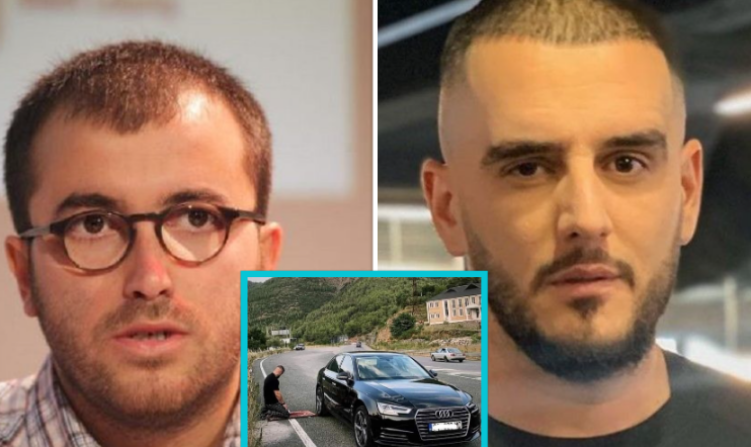 Fotografia duke u falur në rrugë, përplasje e sharje mes reperit Gold AG dhe gazetarit Visar Duriqi