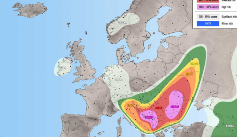 “Severe Weather” paralajmëron për stuhi në Kosovë