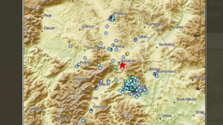 Kjo ishte epiqendra e tërmetit