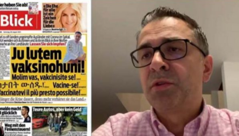 Mjeku shqiptar në Zvicër: 80% e pacientëve të hospitalizuar në spitalin ku punoj janë shqiptarë, 90% e tyre të pa vaksinuar