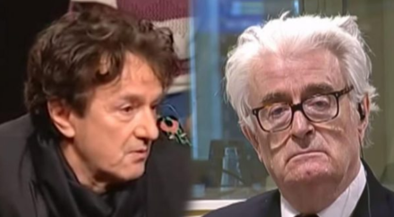 Çfarë e kishte pyetur Goran Bregoviç kriminelin e luftës Radovan Karaxhiçin, kur e kishte takuar në një hotel?