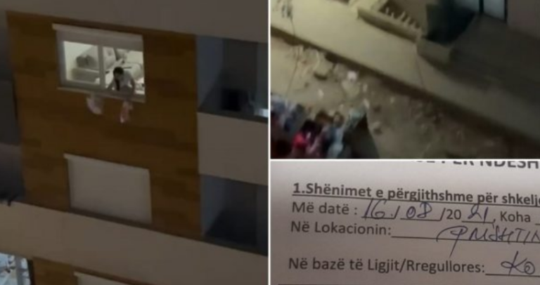 Gjobitet qytetarja që hodhi bërllokun nga dritarja