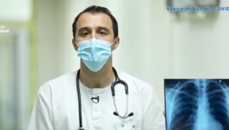 MSh’ja publikon videon se si duken mushkëritë e personave të vaksinuar dhe atyre të pavaksinuar