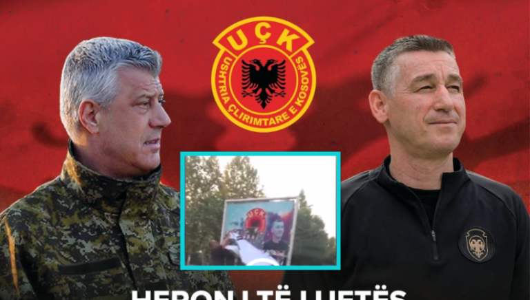 Mitrovicasi nuk duron, ndalon veturën dhe largon posterat e diskotekave të vendosur mbi fotografinë e Thaçit e Veselit