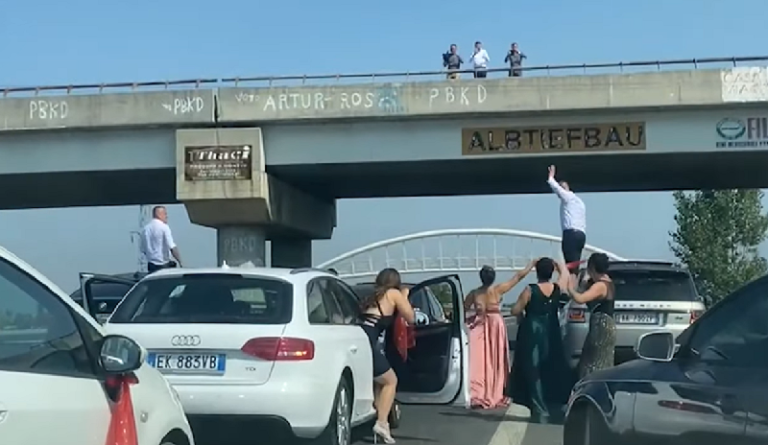 Dasmorët bllokojnë autostradën, kërcejnë mbi makina në mes të rrugës