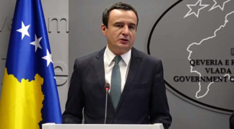 Propozimi i Abdixhikut për mbledhje të partive politike, flet kryeministri Kurti