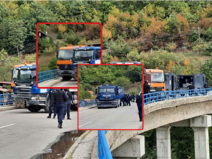 Shtohet numri i kamionëve në barrikadat në Bërnjak